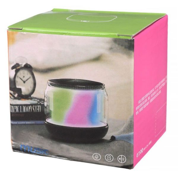 Mini Bluetooth Wireless Portable Speaker With Led Light & High Bass Sound